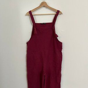 Linen overalls